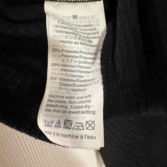 Madewell Lightweight Ribbed Turtleneck Top - Picture 6 of 7